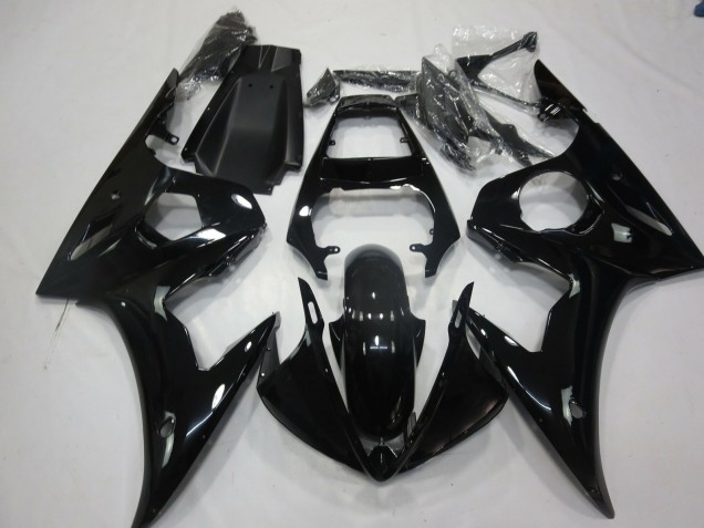 2003-2005 Gloss Black Yamaha R6 Motorcycle Fairing UK 2003-2005 Gloss Black Yamaha R6 Motorcycle Fairing UK