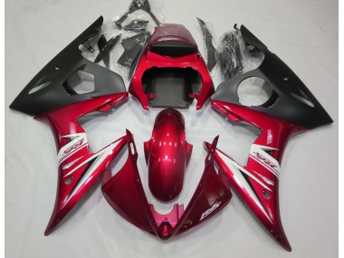 2003-2005 Gloss Red & White Yamaha R6 Motorcycle Fairing UK