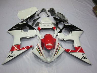 2003-2005 Motul Red and Black Yamaha R6 Motorcycle Fairing UK