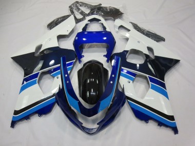 2004-2005 Light Blue White and Black Suzuki GSXR 600-750 Motorcycle Fairing UK