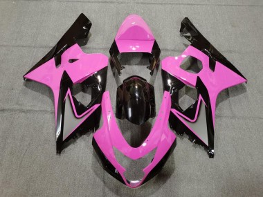 2004-2005 Light Pink and Black Suzuki GSXR 600-750 Motorcycle Fairing UK