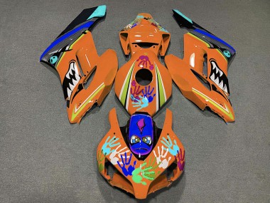 2004-2005 Orange Shark Honda CBR1000RR Motorcycle Fairing UK
