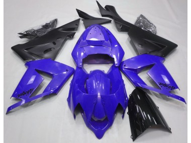 2004-2005 Pearl Blue & Black Kawasaki ZX10R Motorcycle Fairing UK