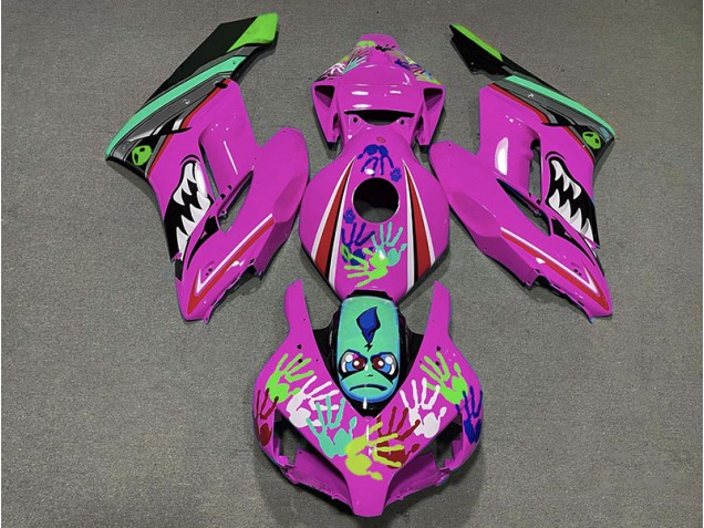 2004-2005 Pink Shark Honda CBR1000RR Motorcycle Fairing UK 2004-2005 Pink Shark Honda CBR1000RR Motorcycle Fairing UK