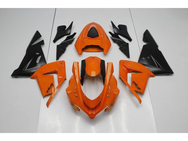 2004-2005 Plain Orange Ninja Kawasaki ZX10R Motorcycle Fairing UK 2004-2005 Plain Orange Ninja Kawasaki ZX10R Motorcycle Fairing UK