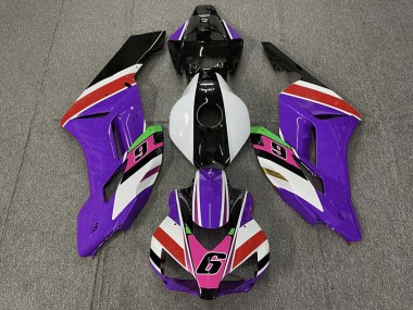 2004-2005 Purple 6 Honda CBR1000RR Motorcycle Fairing UK