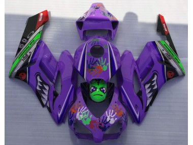 2004-2005 Purple Shark Honda CBR1000RR Motorcycle Fairing UK