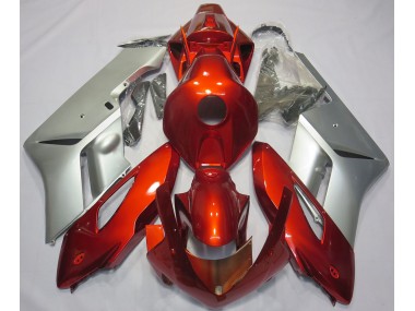 2004-2005 Red Silver Honda CBR1000RR Motorcycle Fairing UK