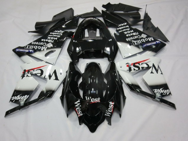 2004-2005 White West Kawasaki ZX10R Motorcycle Fairing UK 2004-2005 White West Kawasaki ZX10R Motorcycle Fairing UK
