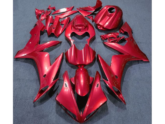 2004-2006 Solid Red Yamaha R1 Motorcycle Fairing UK 2004-2006 Solid Red Yamaha R1 Motorcycle Fairing UK