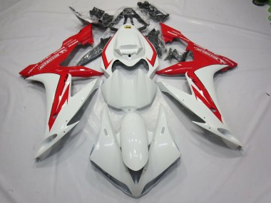 2004-2006 White and Red Style Yamaha R1 Motorcycle Fairing UK