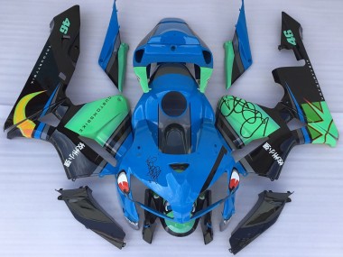 2005-2006 Blue Shark & Green Honda CBR600RR Motorcycle Fairing UK