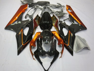 2005-2006 Burnt Orange and Black Suzuki GSXR 1000 Motorcycle Fairing UK