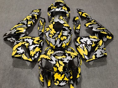 2005-2006 Camo & YELLOW Honda CBR600RR Motorcycle Fairing UK
