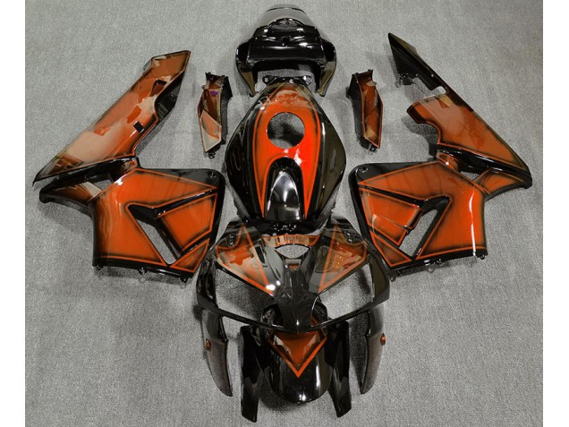 2005-2006 Deep Orange Honda CBR600RR Motorcycle Fairing UK 2005-2006 Deep Orange Honda CBR600RR Motorcycle Fairing UK