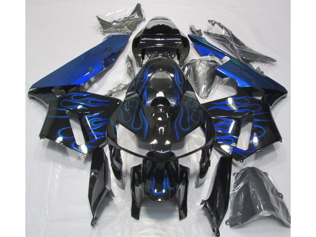2005-2006 Gloss Blue Flame Honda CBR600RR Motorcycle Fairing UK 2005-2006 Gloss Blue Flame Honda CBR600RR Motorcycle Fairing UK