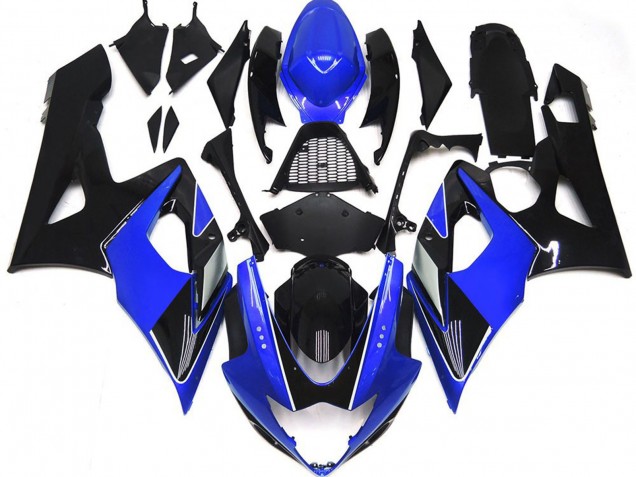 2005-2006 Gloss Blue and Black with red Suzuki GSXR 1000 Motorcycle Fairing UK 2005-2006 Gloss Blue and Black with red Suzuki GSXR 1000 Motorcycle Fairing UK
