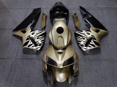 2005-2006 Golden Black Honda CBR600RR Motorcycle Fairing UK