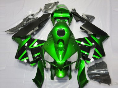 2005-2006 Green and Black Honda CBR600RR Motorcycle Fairing UK