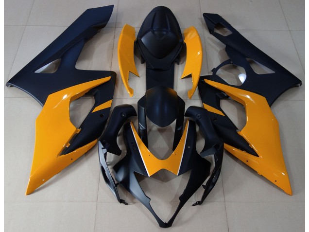 2005-2006 Matte Black & Light Orange Suzuki GSXR 1000 Motorcycle Fairing UK 2005-2006 Matte Black & Light Orange Suzuki GSXR 1000 Motorcycle Fairing UK