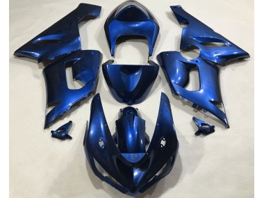 2005-2006 Metallic Blue Kawasaki ZX6R Motorcycle Fairing UK