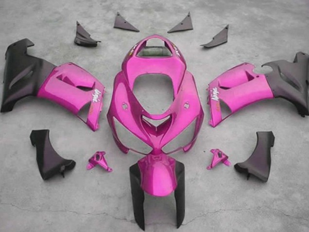 2005-2006 Pink Kawasaki ZX6R Motorcycle Fairing UK 2005-2006 Pink Kawasaki ZX6R Motorcycle Fairing UK