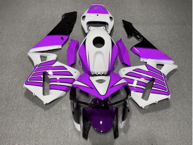 2005-2006 Purple and White Wings Honda CBR600RR Motorcycle Fairing UK