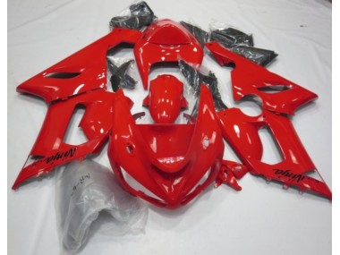 2005-2006 Red Gloss Kawasaki ZX6R Motorcycle Fairing UK