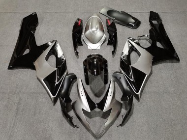2005-2006 Silver and Black Suzuki GSXR 1000 Motorcycle Fairing UK