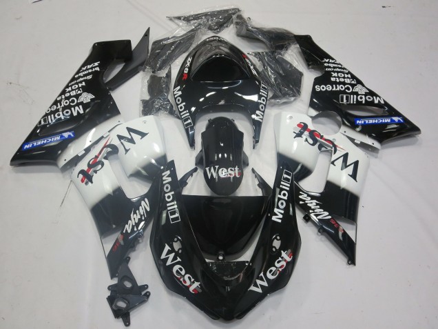 2005-2006 West Kawasaki ZX6R Motorcycle Fairing UK 2005-2006 West Kawasaki ZX6R Motorcycle Fairing UK
