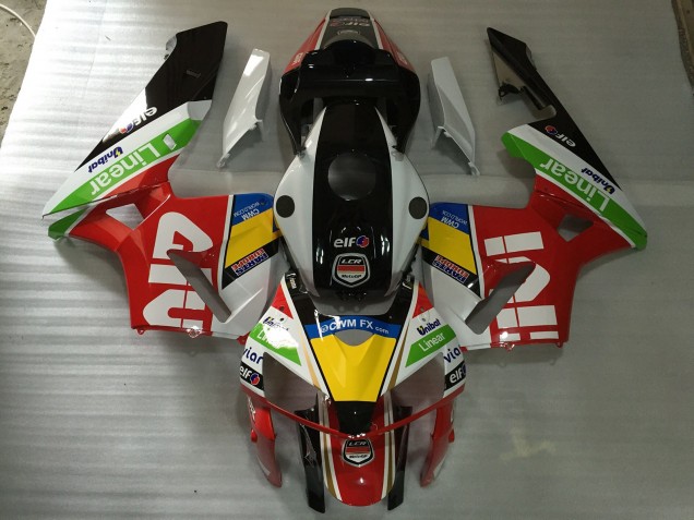 2005-2006 White Red Givi Honda CBR600RR Motorcycle Fairing UK 2005-2006 White Red Givi Honda CBR600RR Motorcycle Fairing UK