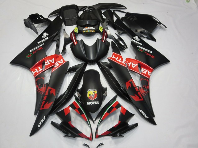 2006-2007 Abarth Matte Yamaha R6 Motorcycle Fairing UK 2006-2007 Abarth Matte Yamaha R6 Motorcycle Fairing UK
