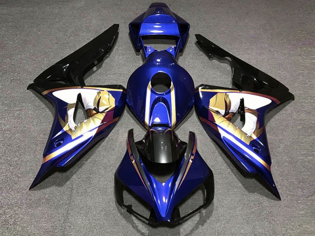 2006-2007 Blue & Gold Honda CBR1000RR Motorcycle Fairing UK