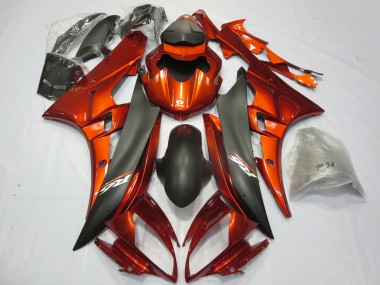 2006-2007 Burnt Orange Yamaha R6 Motorcycle Fairing UK
