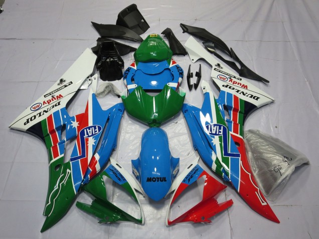 2006-2007 Classic Dunlop Yamaha R6 Motorcycle Fairing UK 2006-2007 Classic Dunlop Yamaha R6 Motorcycle Fairing UK