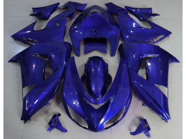 2006-2007 Deep Blue Plain Kawasaki ZX10R Motorcycle Fairing UK