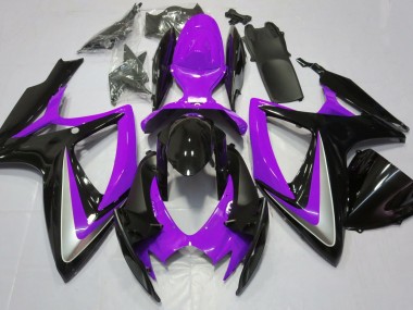2006-2007 Gloss Purple Debadged Suzuki GSXR 600-750 Motorcycle Fairing UK
