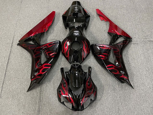 2006-2007 Gloss Red Flame Honda CBR1000RR Motorcycle Fairing UK 2006-2007 Gloss Red Flame Honda CBR1000RR Motorcycle Fairing UK