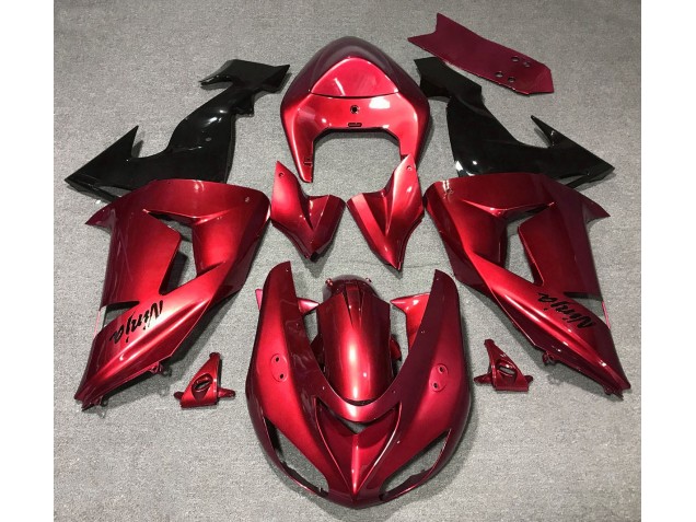 2006-2007 Gloss Red Kawasaki ZX10R Motorcycle Fairing UK 2006-2007 Gloss Red Kawasaki ZX10R Motorcycle Fairing UK