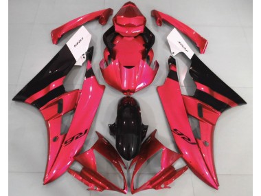 2006-2007 Gloss Red and Black Yamaha R6 Motorcycle Fairing UK
