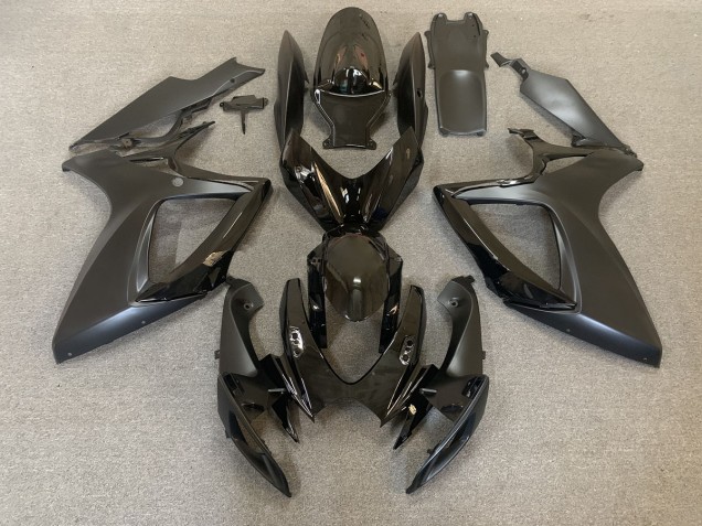 2006-2007 Gloss and Matte Black Suzuki GSXR 600-750 Motorcycle Fairing UK 2006-2007 Gloss and Matte Black Suzuki GSXR 600-750 Motorcycle Fairing UK