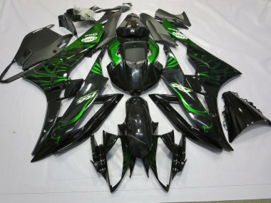 2006-2007 Green Flame Yamaha R6 Motorcycle Fairing UK
