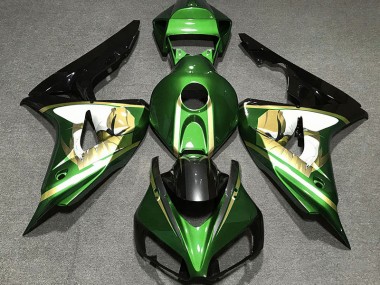 2006-2007 Green & Gold Honda CBR1000RR Motorcycle Fairing UK