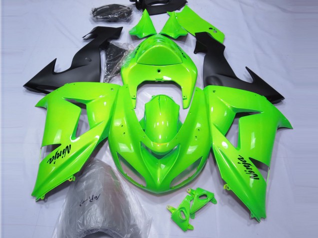 2006-2007 Lime Green Kawasaki ZX10R Motorcycle Fairing UK 2006-2007 Lime Green Kawasaki ZX10R Motorcycle Fairing UK