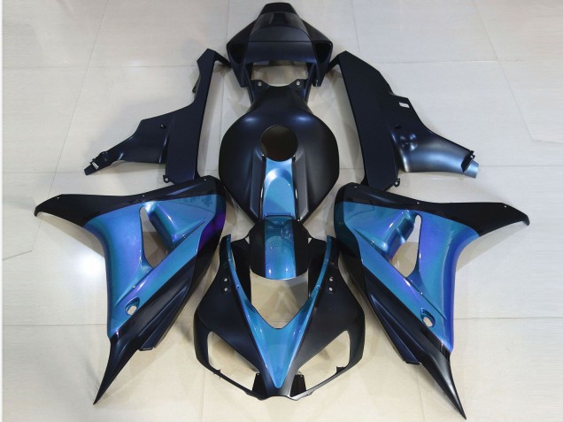 2006-2007 Matte Black & Light Blue Honda CBR1000RR Motorcycle Fairing UK 2006-2007 Matte Black & Light Blue Honda CBR1000RR Motorcycle Fairing UK