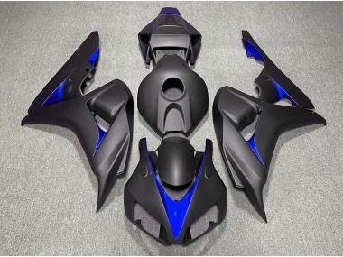 2006-2007 Matte Black and Blue Honda CBR1000RR Motorcycle Fairing UK