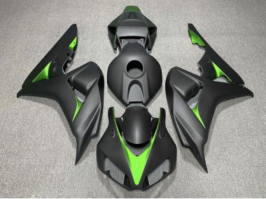 2006-2007 Matte Black and Green Honda CBR1000RR Motorcycle Fairing UK