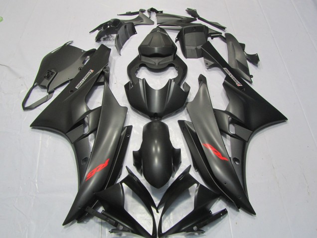 2006-2007 Matte Red Decal Yamaha R6 Motorcycle Fairing UK 2006-2007 Matte Red Decal Yamaha R6 Motorcycle Fairing UK
