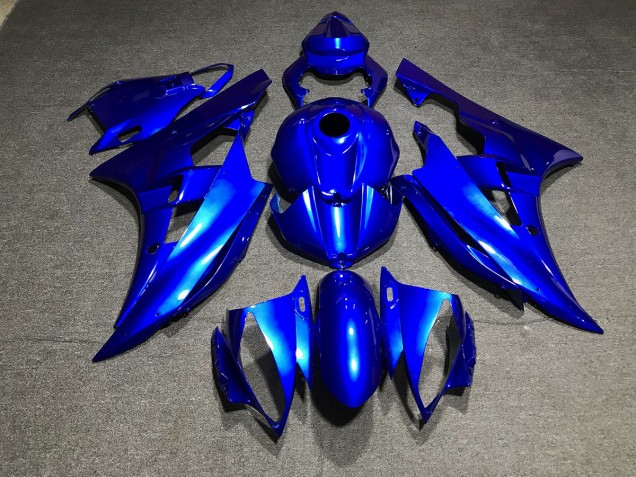 2006-2007 Metallic Blue Plain Yamaha R6 Motorcycle Fairing UK 2006-2007 Metallic Blue Plain Yamaha R6 Motorcycle Fairing UK