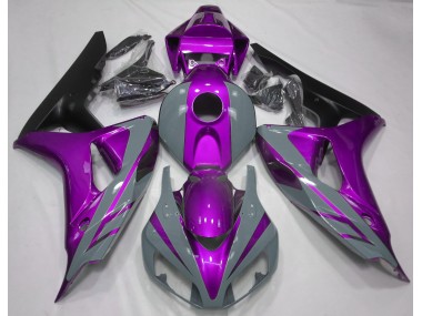 2006-2007 Nardo Grey and Purple Honda CBR1000RR Motorcycle Fairing UK